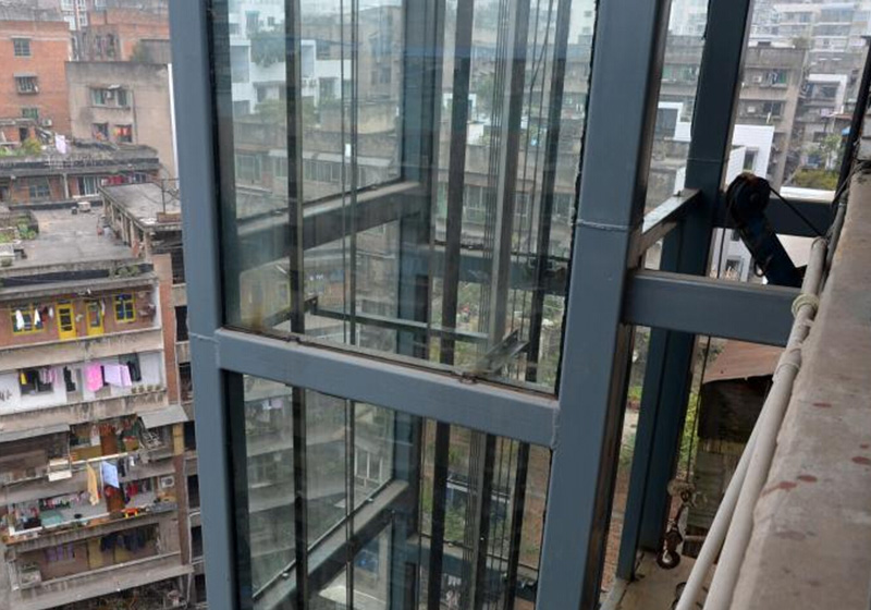 小区观光电梯安装施工